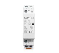 TOCT1 2P 16A 20A 25A 220V/230V 50/60Hz Din Rail Household AC Modular Contactor 2NO 1NO1NC 2NC 1Pcs(20A,2NC)