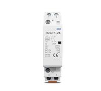 TOCT1 2P 25A 110V/230V 50/60Hz Din Rail Household AC Modular Contactor 2NO(2NC,110v)