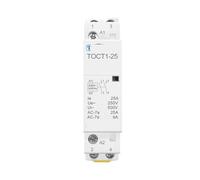 TOCT1 2P 25A 220V/230V 50/60HZ Din rail Household ac Modular contactor 2NO 2NC or 1NO 1NC(16A 2NC)