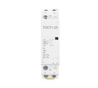 TOCT1 2P 25A 220V/230V 50/60HZ DIN Rail Household AC Modular Contactor 2NO 2NC or 1NO 1NC(25A 2NO)