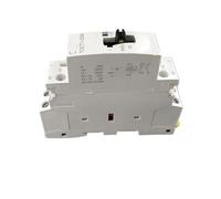 TOCT1 2P 25A 220V/230V 50/60HZ DIN Rail Household AC Modular Contactor with Manual Control Switch 2NO or 1NO 1NC or 2NC(1NO 1NC)