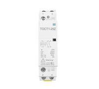 TOCT1 2P 25A DC 12V 24V coil 220V/230V 50/60HZ Din rail Household ac Modular contactor 2NO(DC 12V INO 1NC)