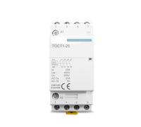 TOCT1 4P 25A 110V COIL 50/60HZ Din rail Household ac Modular contactor 4NO or 2NO 2NC Contactors NWPNLXEA(110V,4NO)