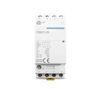 TOCT1 4P 25A 2NC 2NO 220V/230V 50/60HZ Rail-Type Household AC Modular contactor
