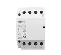 TOCT1 4P 63A 2NC 2NO 220V coil 400V~ 50/60HZ Din rail Household AC Modular contactor(2NO2NC)