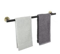 TocTen Bath Towel Bar - Thicken SUS304 Stainless Steel Bathroom Towel Holder, Towel Rod for Bathroom Heavy Duty Wall Mounted Towel Rack Hanger (20 in, Black Gold)