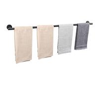 TocTen Bath Towel Bar - Thicken SUS304 Stainless Steel Bathroom Towel Holder, Towel Rod for Bathroom Heavy Duty Wall Mounted Towel Rack Hanger (36IN, Matte Black)