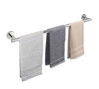 TocTen Bath Towel Bar - Thicken SUS304 Stainless Steel Bathroom Towel Holder, Towel Rod for Bathroom Heavy Duty Wall Mounted Towel Rack Hanger (30IN, Chrome)