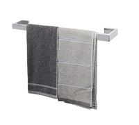 TocTen Bath Towel Rack - Square Base Thicken SUS304 Stainless Steel Towel Bar for Bathroom, Bathroom Bar Accessories Towel Rod Heavy Duty Wall Mounted Towel Holder (Polish Chrome, 20 Inch)