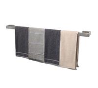 TocTen Bath Towel Rack - Square Base Thicken SUS304 Stainless Steel Towel Bar for Bathroom, Bathroom Bar Accessories Towel Rod Heavy Duty Wall Mounted Towel Holder (Brushed Nickel, 33 Inch)