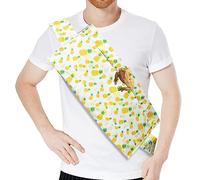 Tocwick Adjustable Bearded Dragon Carrier Leopard Gecko Sling Bag for Lizards Chameleons Hamster and Small Animal Reptile Pets Outdoor Travel Supplies (Pineapple)