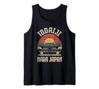 Todaiji Temple Nara Japan Retro Kawaii Japanese Souvenir Tank Top