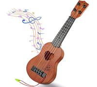 TODARRUN Kids Toy Musical Ukulele Guitar Classical Instrument Age 3+ with 4 Adjustable Strings Mini Guitar for Skill Improving Kids Play Early Educational Pre School Children