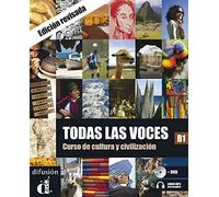 Todas las voces: Libro + audio MP3 descargable + DVD (B1) - revised edition