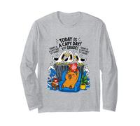 Today A Capy Day Funny Capybara Pun Seagull 1st Grade School Long Sleeve T-Shirt