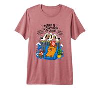 Today A Capy Day Funny Capybara Pun Seagull 1st Grade School Premium T-Shirt