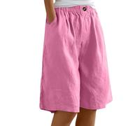 Today Deals of The Day Clearance Womens Running Shorts Knee Length Elastic Waist Drawstring Exercise Basketball Shorts Belt Lady Trouser Next Sale Clearance Womens
