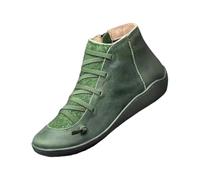 today deals Snow Boots Women Ankle Boots No Heel Arch Support Boots Side Zipper Retro 1p items Lightning Deals of The Day Prime Today