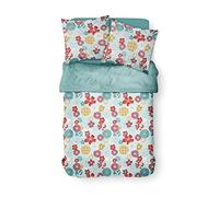 TODAY Double Duvet Cover Set 220 x 240 cm Blue Floral