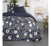 TODAY Duvet Cover Set, Cotton, Blue, Jumeau