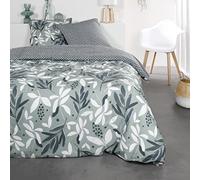 TODAY Duvet Cover Set, Cotton, Blue, Jumeau