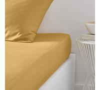 TODAY Essential Fitted Sheet 140 x 190 cm Double 100% Cotton Plain
