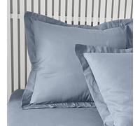 TODAY Essential Set of 2 Pillowcases 63 x 63 cm 100% Cotton Plain Denim