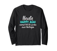 Today Happy Aua Once Cheeky Will be Two slumps Long Sleeve T-Shirt