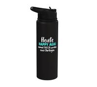 Today Happy Aua Once Cheeky Will be Two slumps Stainless Steel Insulated Water Bottle