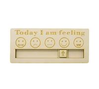 Today I Am Feeling Sign,Feelings Chart,Daily Sentiment Signs,Wooden Desktop Ornaments, Desk Decoration Creative Gifts,Table Feelings Chart For Classroom,Daily Mood Display