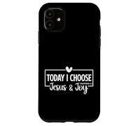 Today I Choose Jesus & Joy Philippians 4:4 Bible Verse Gift Case for iPhone 11