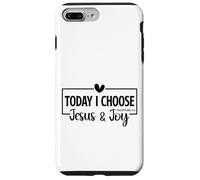 Today I Choose Jesus & Joy Philippians 4:4 Bible Verse Gift Case for iPhone 7 Plus/8 Plus