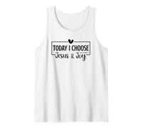 Today I Choose Jesus & Joy Philippians 4:4 Bible Verse Gift Tank Top