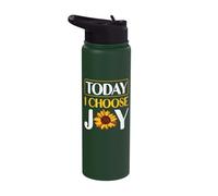 Today I Choose Joy Stainless Steel Insulated Water Bottle