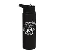 Today I Choose Joy Stainless Steel Insulated Water Bottle