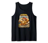 Today I Do Nothing Tomorrow I'll Do It Again Lazy Sloth Tank Top