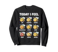 Today I Feel Bee Emotions Chart Kids Learning Sweatshirt