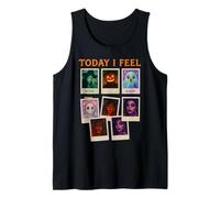 Today I Feel Halloween Selfie Spooky Characters Tank Top
