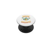Today I Feel Like A Grasshopper Funny Bug Quote Backyard PopSockets Adhesive PopGrip