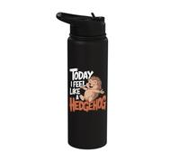 Today I Feel Like a Hedgehog Design for Kids Hedgehog Stainless Steel Insulated Water Bottle