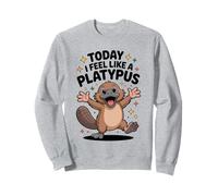 Today I Feel Like A Platypus Funny Cute Cartoon Australian Sweatshirt