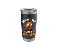 Today I Feel Like A Red Panda Stainless Steel Insulated Tumbler