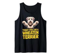 Today I Feel Like a Wheaten Terrier Cartoon Pet Dog Breed Tank Top