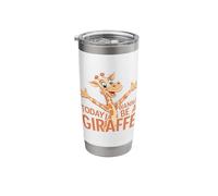 Today I Wanna be a Giraffe Design | Giraffe Stainless Steel Insulated Tumbler
