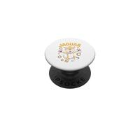 Today I Wanna Be A Jaguar Cute Funny Cartoon Animal PopSockets Adhesive PopGrip