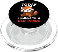 Today I Wanna Be A Red Panda PopSockets PopGrip for MagSafe