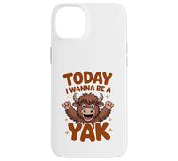 Today I Wanna Be A Yak Funny Cartoon Tibet Mountain Ox Case for iPhone 14 Plus