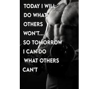 Today I Will Do What Others Won’t So Tomorrow I Can Do What Others Can’t Tin Sign Metal Wall Art Iron Painting for Home Decor Room Door Accessories Poster Gifts Cafes Bar Club 12"x8"