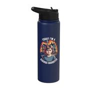 Today I'm A Serious Daughter Bold Stainless Steel Insulated Water Bottle