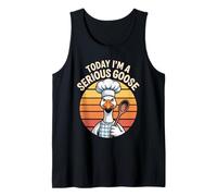 Today I'm A Serious Goose Chef Funny Quote Tank Top